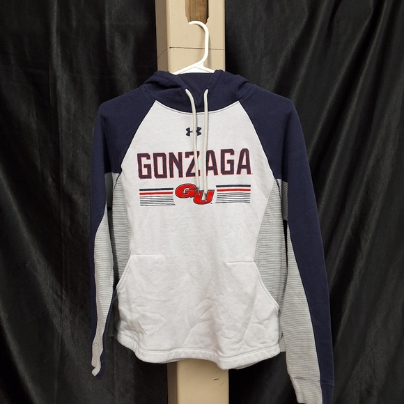 Under Armour Blue and White Gonzaga Sweater - Picture 3 of 11